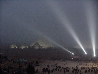 SkyScans by the pyramids at dawn... copyright Tony Brzosko