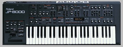 Roland JP8000 Analogue Modelling synthesiser