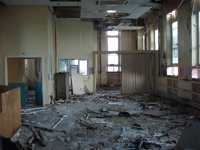 We entered on the first floor via this childrens ward...