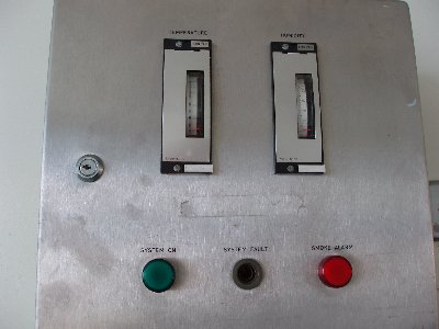 Theatre air conditioning control panel...